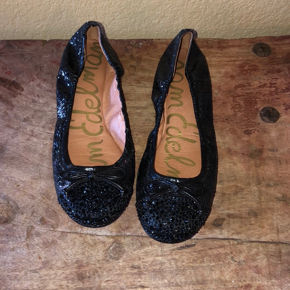 Sam Edelman Studded & Glitter flats!! Size 9.5